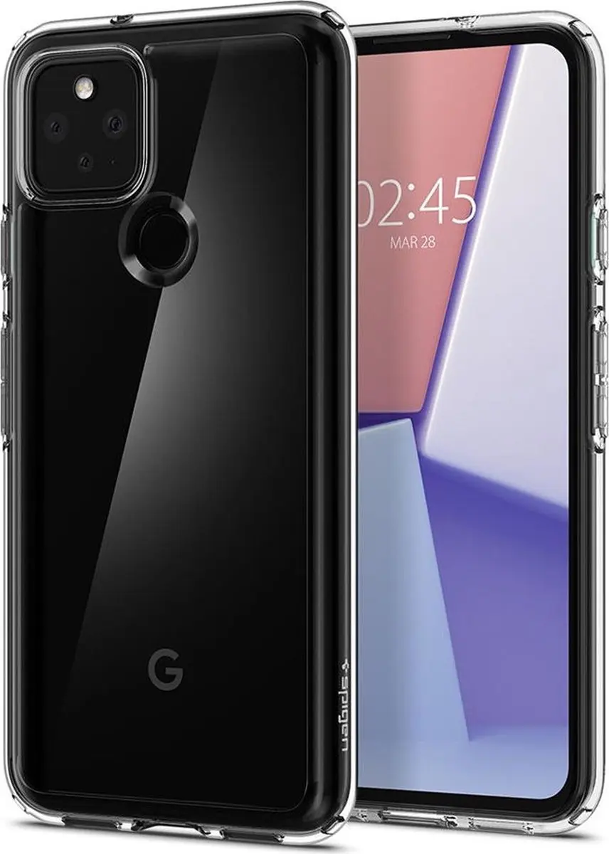 Spigen Google Pixel 5 Hoesje Ultra Hybrid Transparant - 8809710757943 - afbeelding 6 van 6