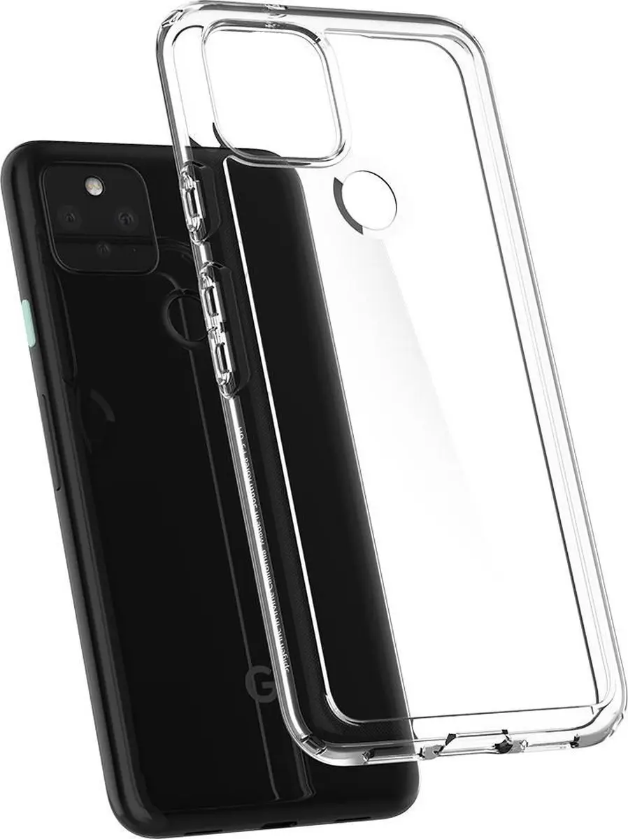 Spigen Google Pixel 5 Hoesje Ultra Hybrid Transparant - 8809710757943