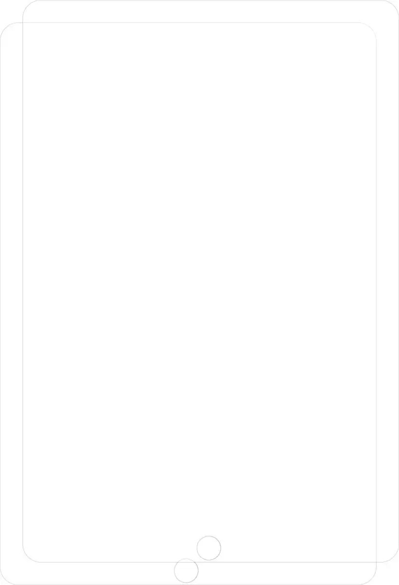 Just in Case iPad 10.2" Screenprotector Glas - 2 Stuks