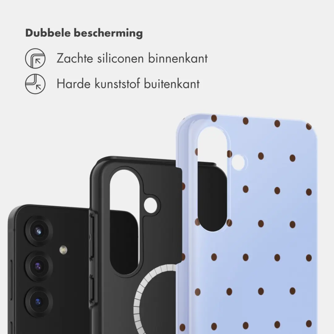 Selencia Hoesje Samsung Galaxy S25 - Lichtblauw MagSafe