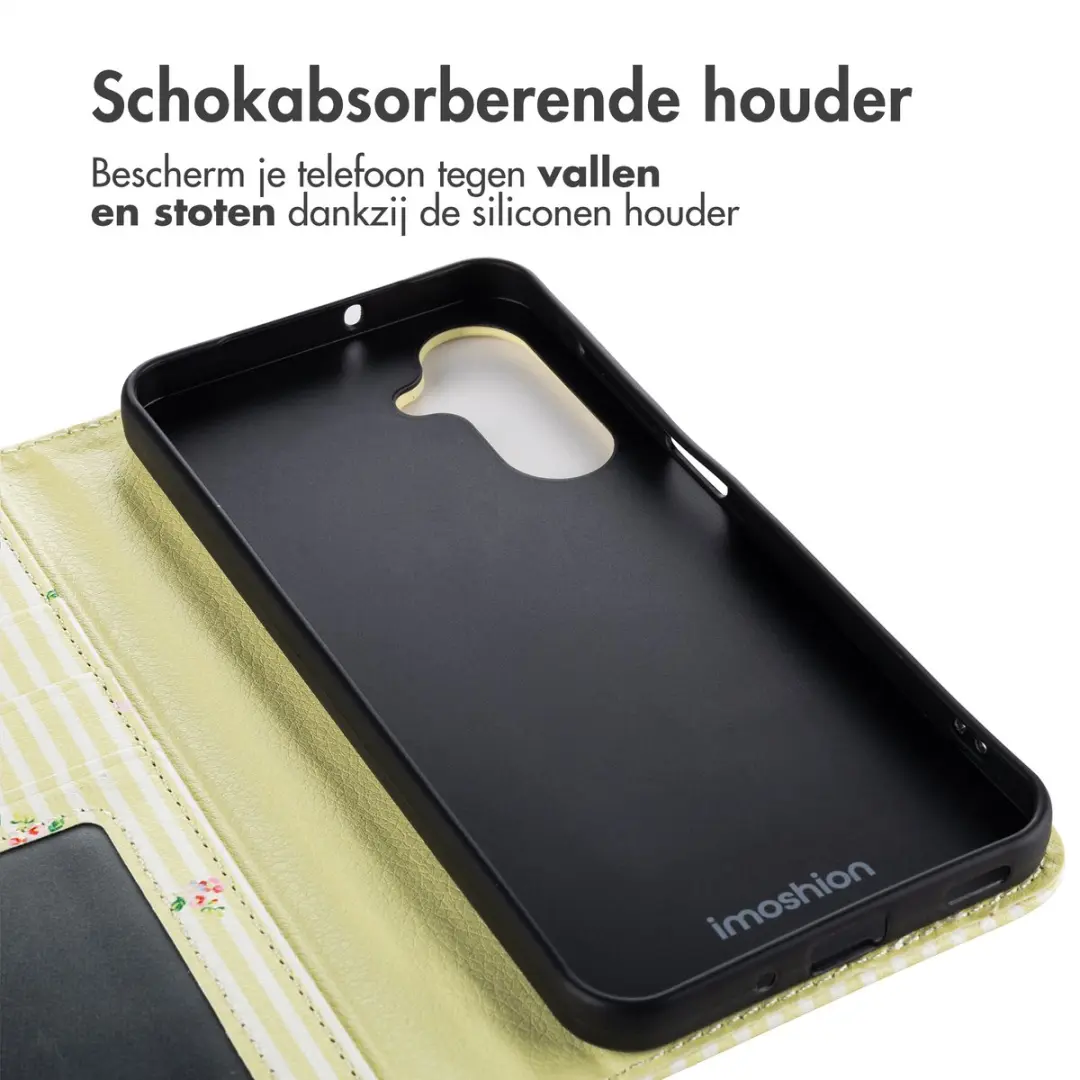 imoshiion Hoesje Samsung Galaxy A57 Garden Stripes - 3 Pasjes