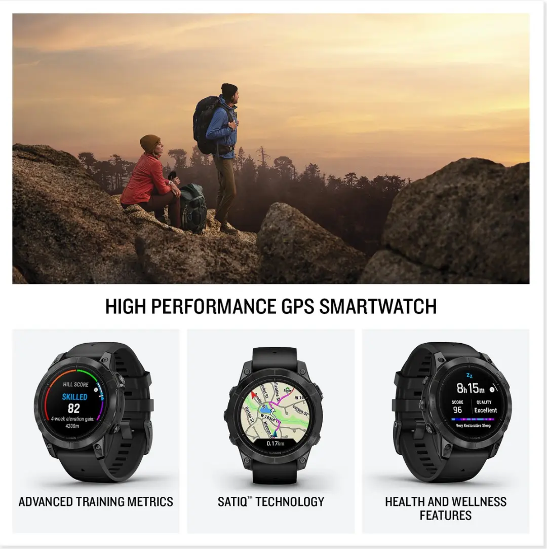 Garmin Epix Pro - 47mm - Zwart - afbeelding 3 van 6
