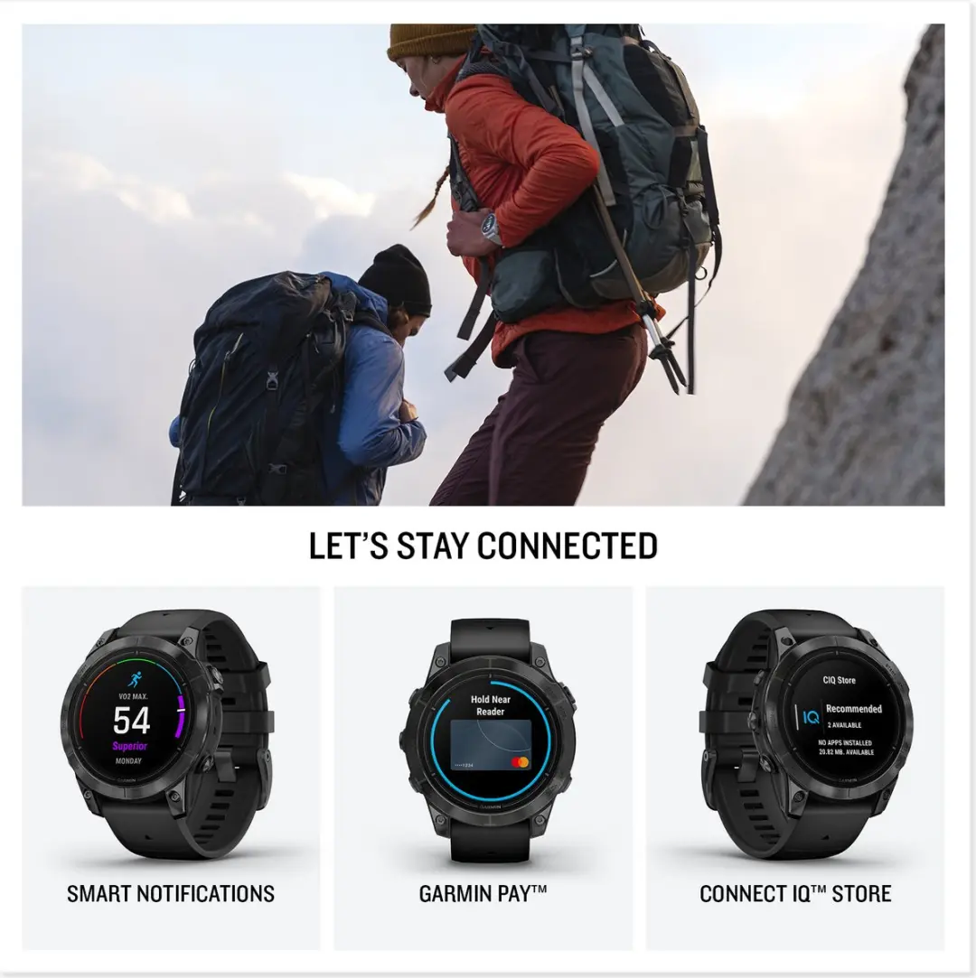 Garmin Epix Pro - 47mm - Zwart - afbeelding 5 van 6