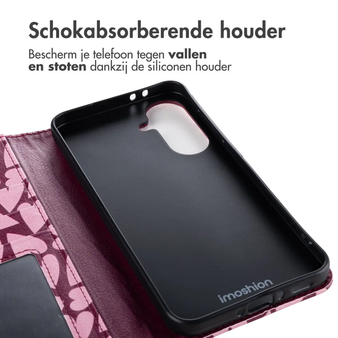 Imoshion Galaxy A57 Hoesje - 3 Pasjes - Hearty Blush