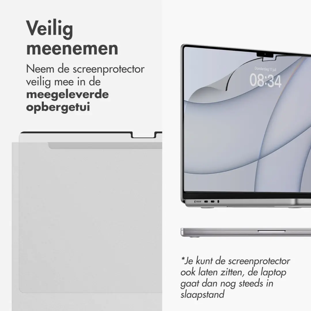 Accezz Magnetische Laptop Screenprotector SH00097849 - MacBook Neo 13" A3404