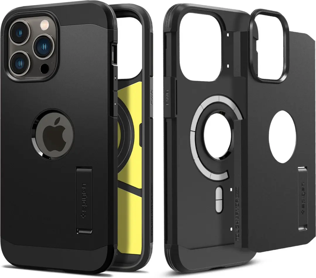 Spigen Tough Armor Mag Case ACS04840 - iPhone 14 Pro Max - Zwart - afbeelding 4 van 6
