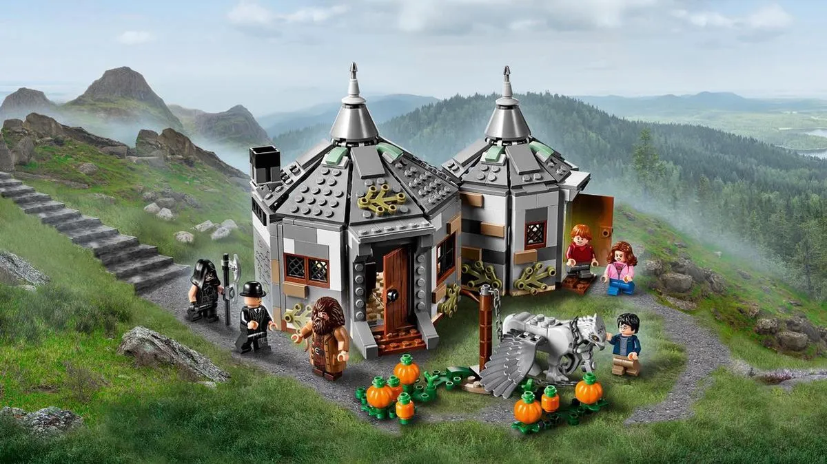LEGO Harry Potter Hagrids Huisje Scheurbeks Ontsnapping 75947 - 496 Stukken