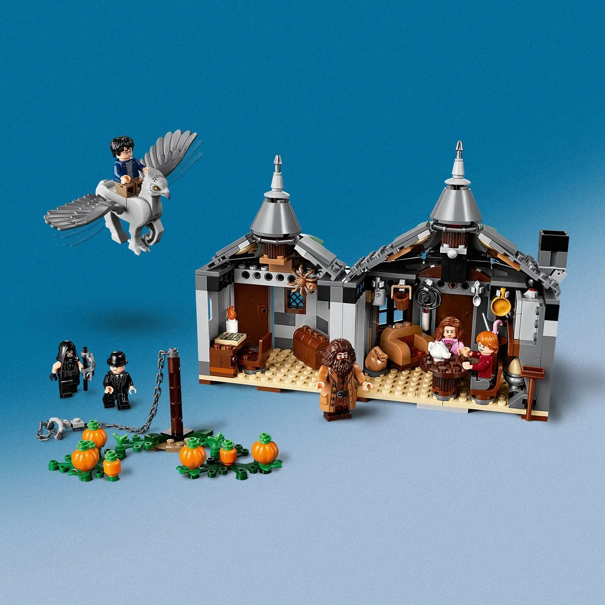 LEGO Harry Potter Hagrids Huisje Scheurbeks Ontsnapping 75947 - 496 Stukken