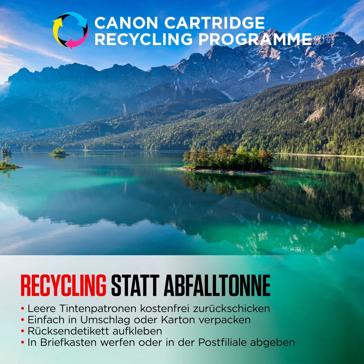 Canon CLI-581 Multipack Inktcartridges - Cyaan, Magenta, Geel, Zwart