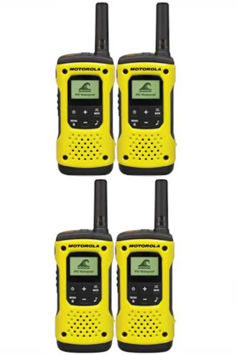 Motorola TLKR T92 Portofoons - 4 Stuks Geel