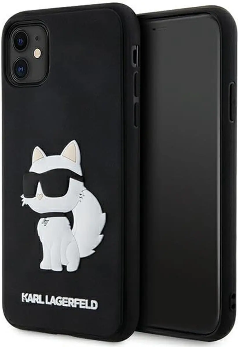 Karl Lagerfeld KLHCN613DRKHNK Hulle Fur iPhone 11/XR Hoes