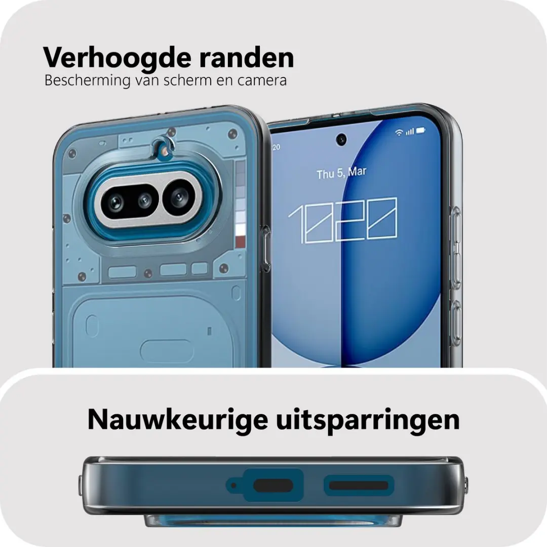 Just in Case Hoesje Nothing Phone (4a) MNT2903KL0L - Transparant