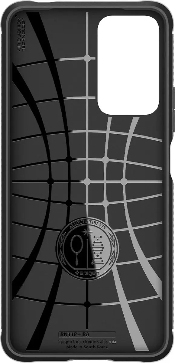 Spigen Rugged Armor ACS04804 Hoesje - Xiaomi Redmi Note 11 Pro+ 5G - Zwart - afbeelding 4 van 6
