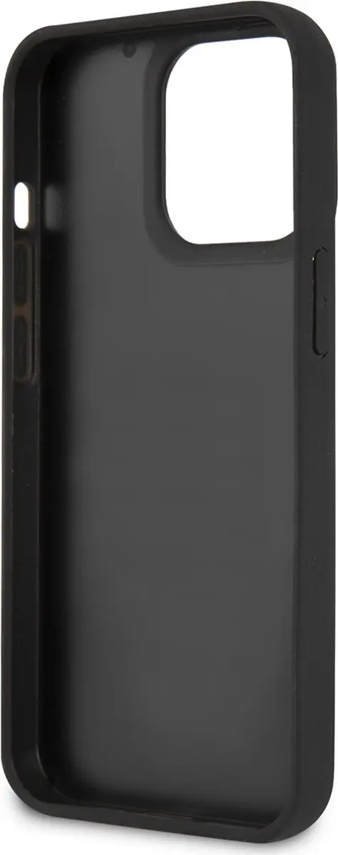 Karl Lagerfeld Hoesje iPhone 13 Pro Max 3D Rubber Choupette Head - Zwart - afbeelding 6 van 6