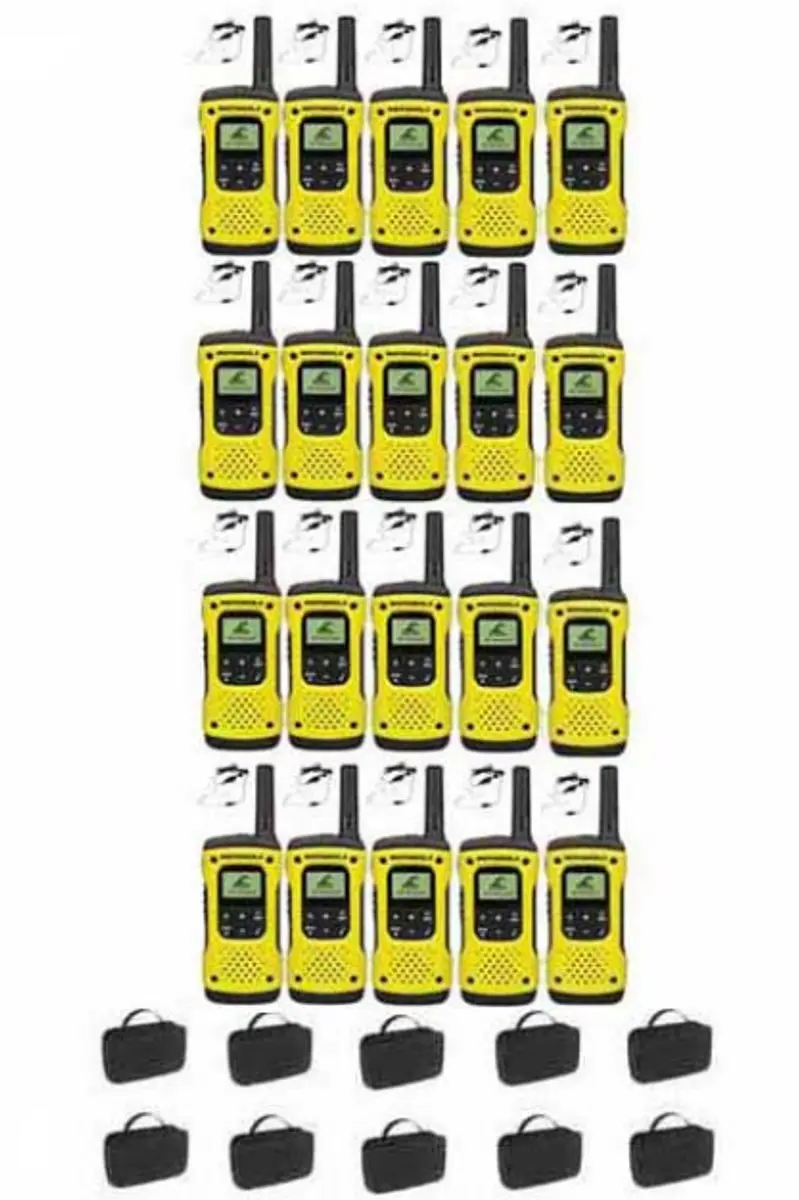 Motorola TLKR T92 H2O Portofoons - 20 Stuks Geel