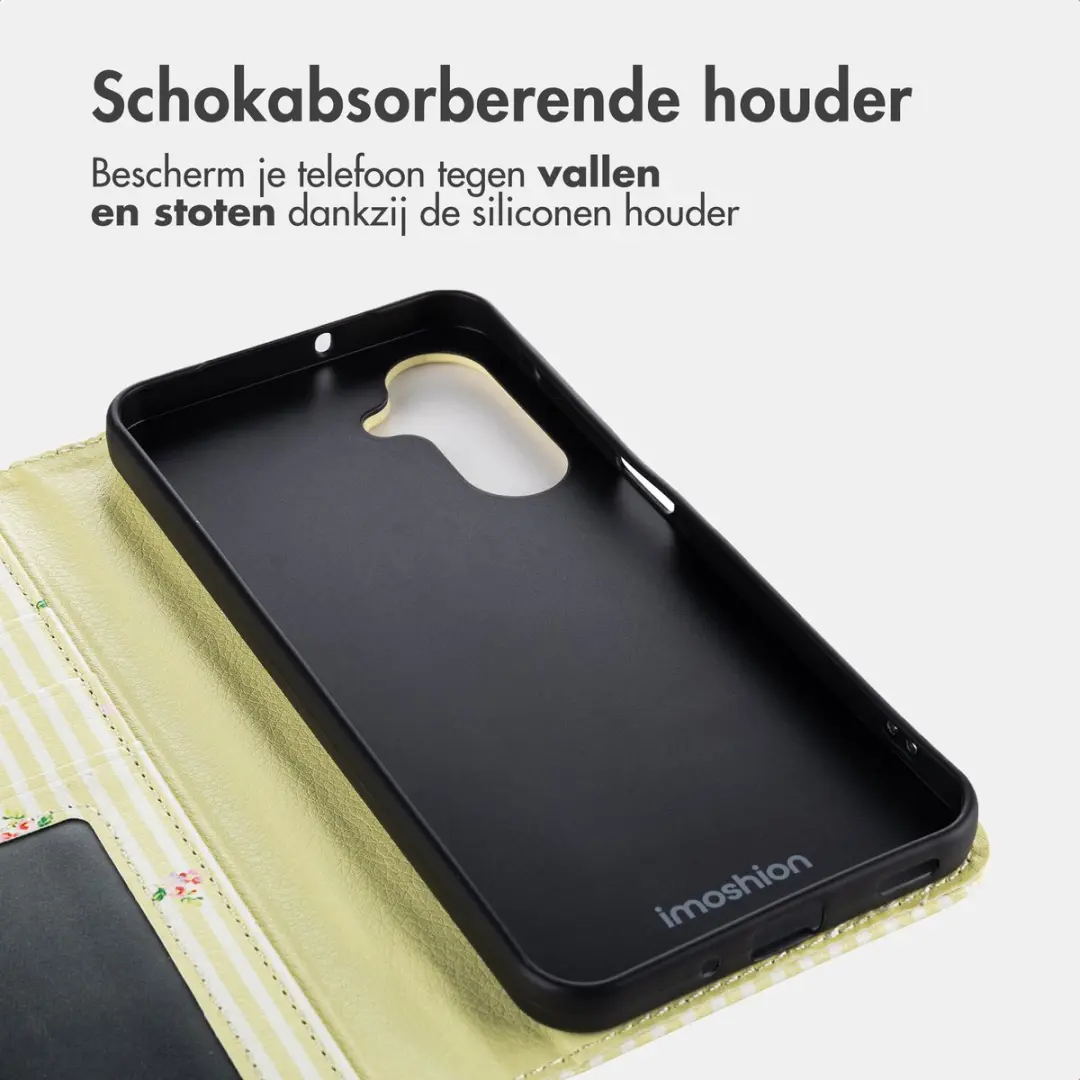 imosHion Hoesje Samsung Galaxy A37 - Garden Stripes - 3 Pasjes