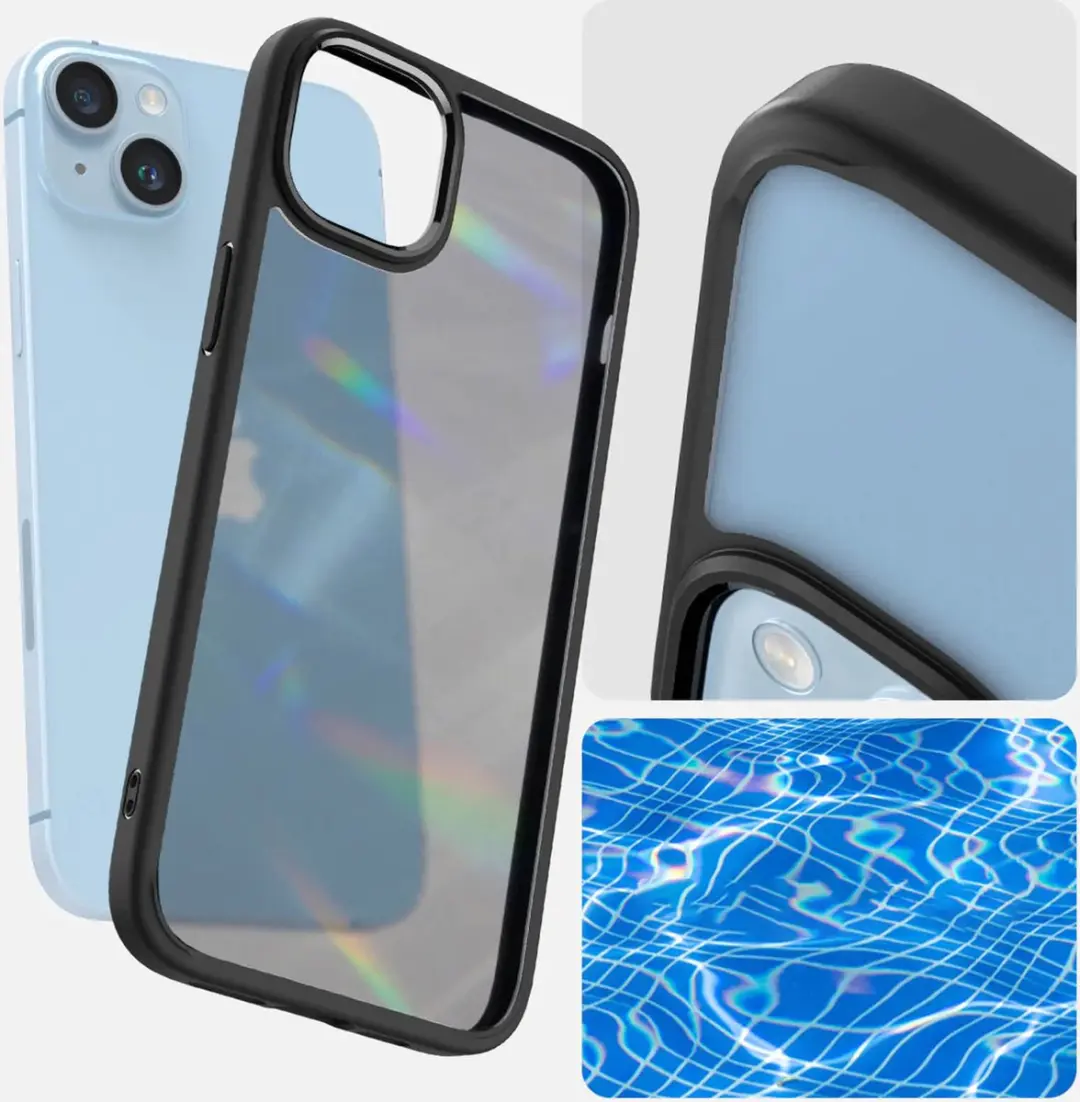 Spigen Ultra Hybrid Hoesje iPhone 14 ACS05047 - Zwart - afbeelding 3 van 6