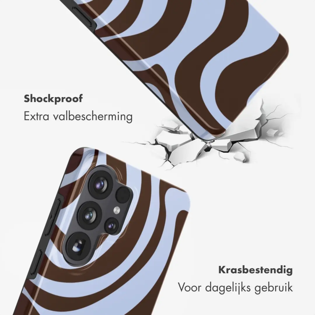 Selencia Hoesje Samsung Galaxy S26 Ultra Dream Swirl Chocolate