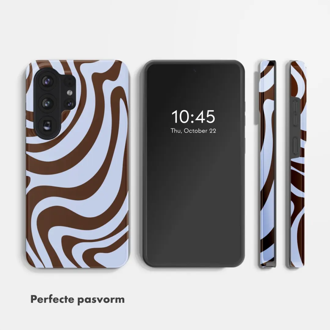 Selencia Hoesje Samsung Galaxy S26 Ultra Dream Swirl Chocolate
