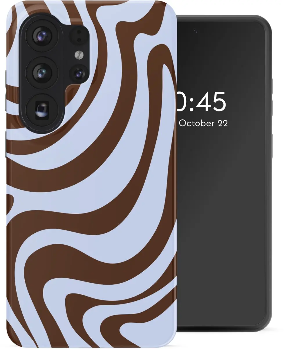 Selencia Hoesje Samsung Galaxy S26 Ultra Dream Swirl Chocolate