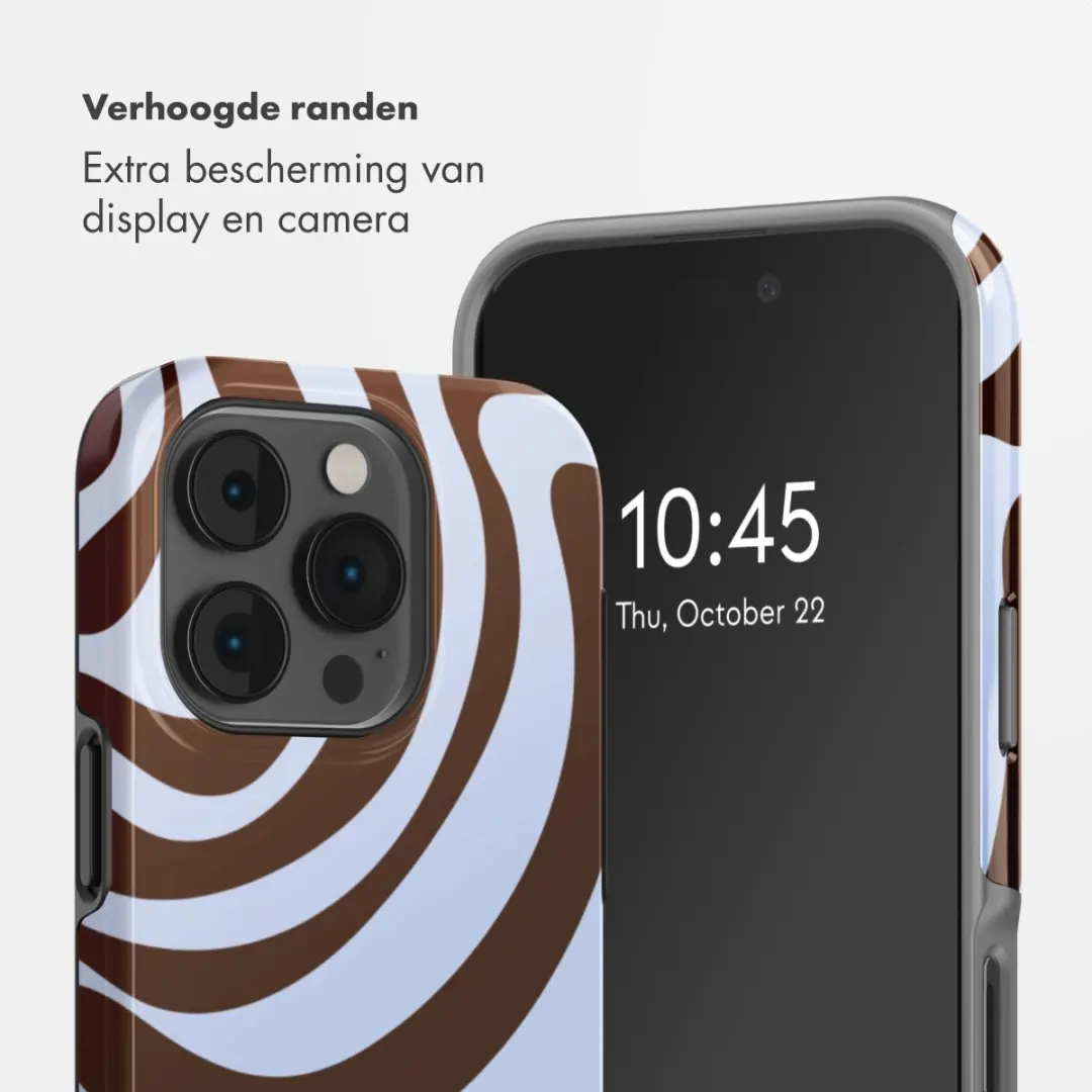 Selencia Hoesje iPhone 14 Pro Dream Swirl Chocolate