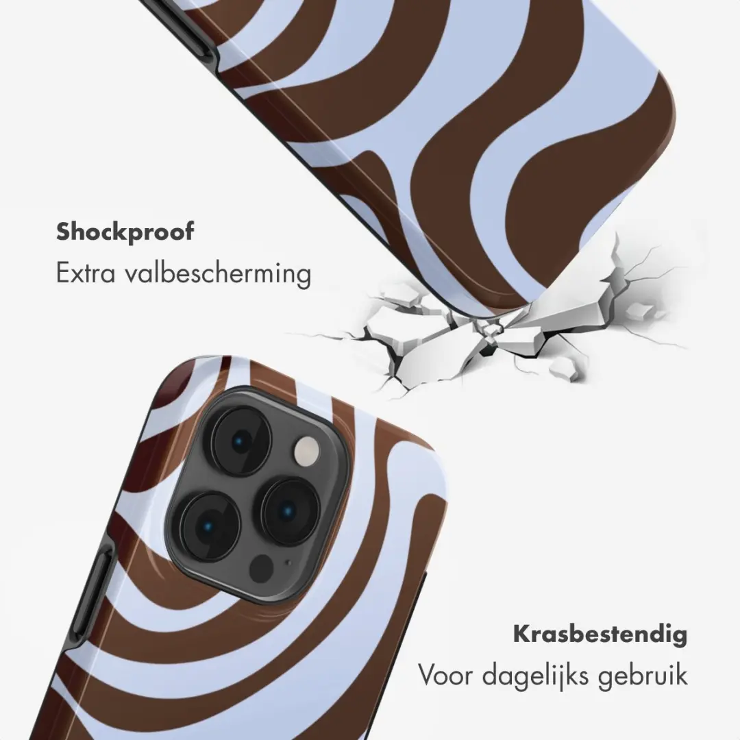 Selencia Hoesje iPhone 14 Pro Dream Swirl Chocolate