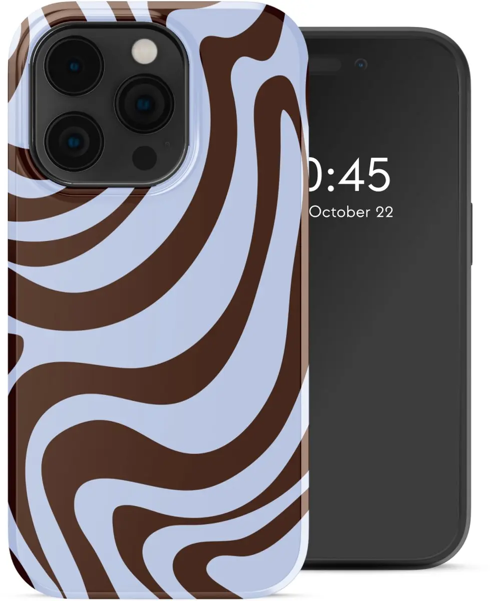 Selencia Hoesje iPhone 14 Pro Dream Swirl Chocolate