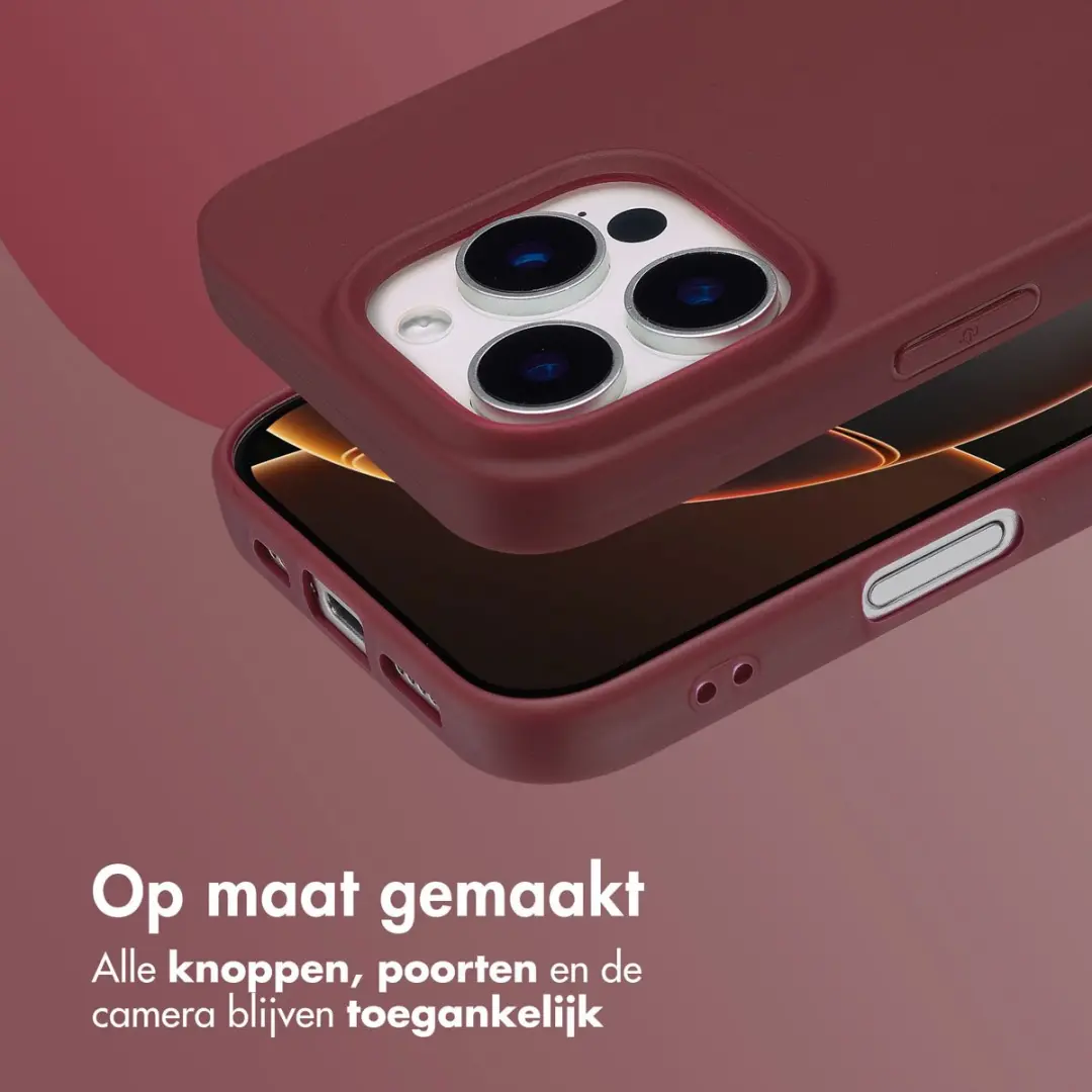 Imoshion Hoesje iPhone 16 Pro Wine Red - afbeelding 6 van 6