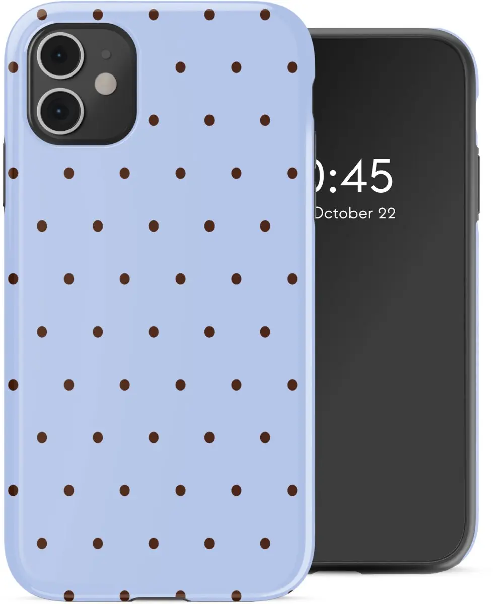 Selencia Hoesje iPhone 11 Lichtblauw