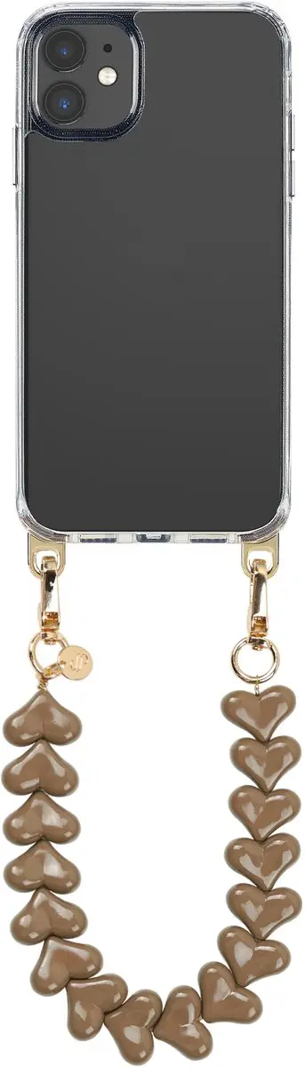 Selencia Hoesje iPhone 11 Mocha Brown