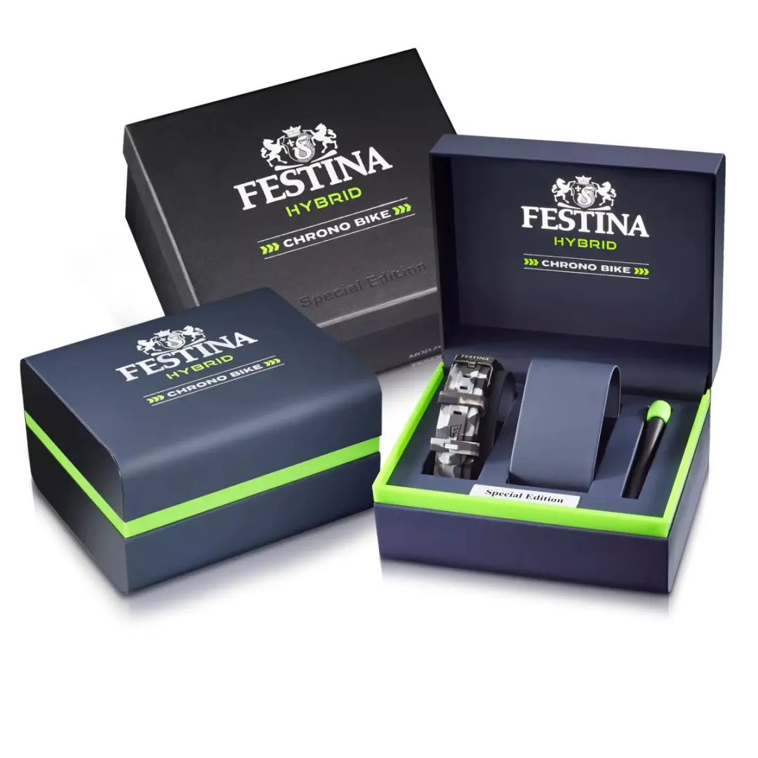Festina F20548/2 Hybrid Polshorloge - Heren - 45mm - Zwart/Groen