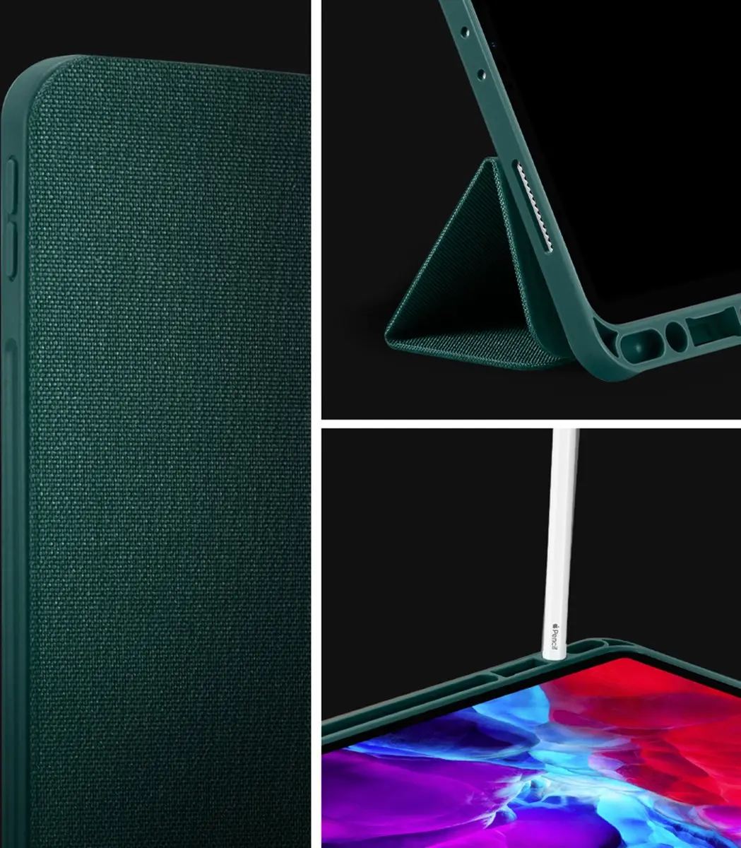 Spigen Urban Fit Hoes iPad Pro 11 ACS01056 - Groen - afbeelding 2 van 6