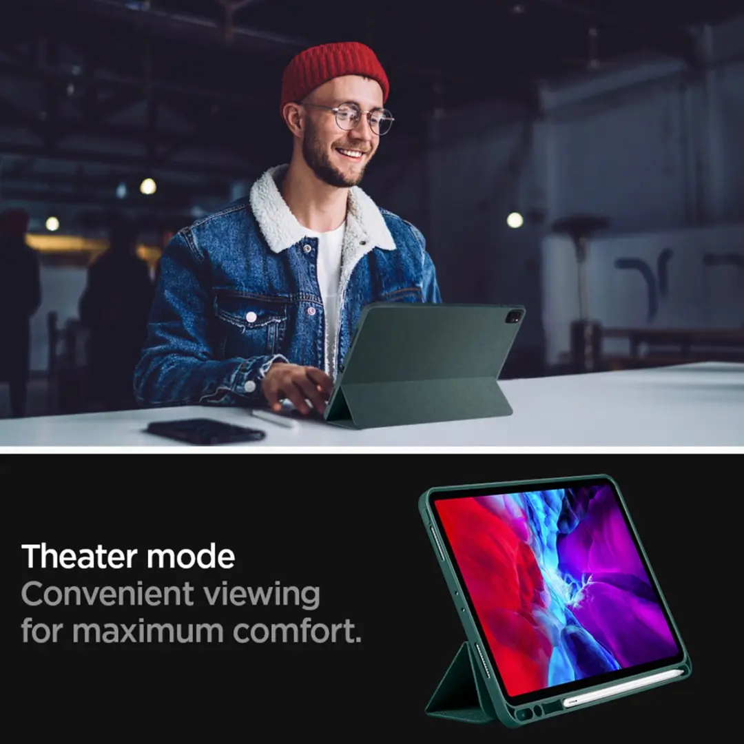 Spigen Urban Fit Hoes iPad Pro 11 ACS01056 - Groen - afbeelding 6 van 6