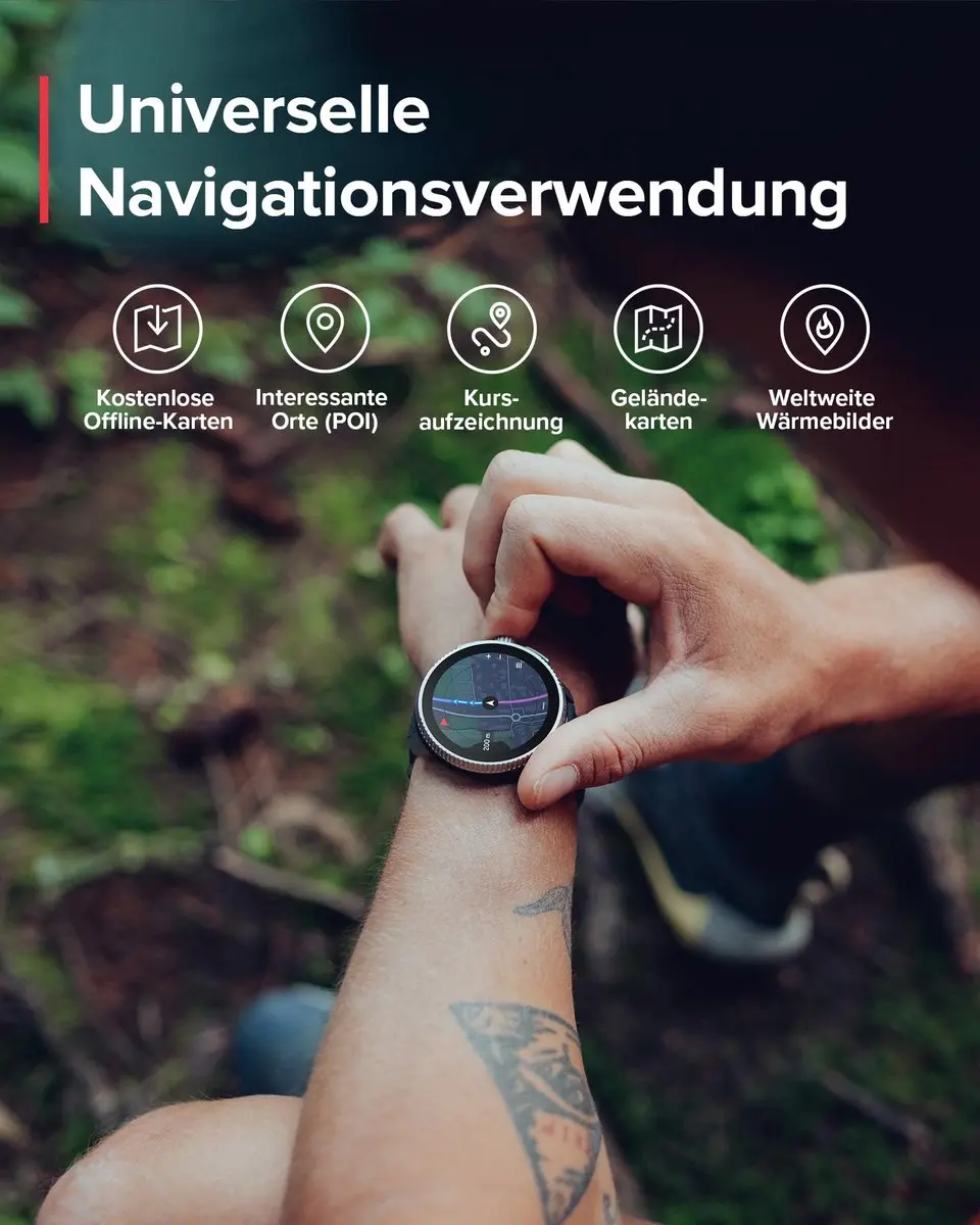 Suunto Race Smartwatch - 49mm - Zwart/Birch Wit