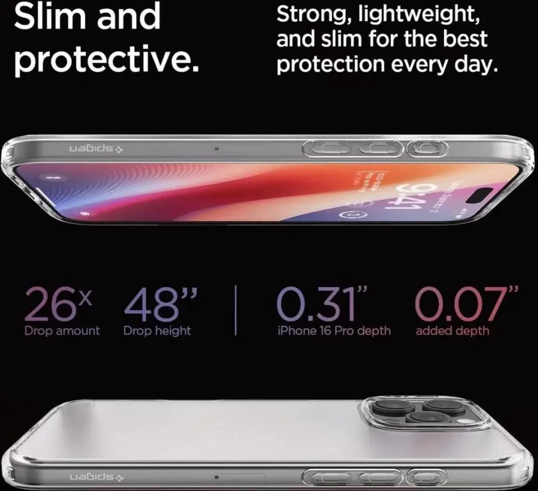 Spigen Ultra Hybrid Hoesje iPhone 16 Pro - Frost Transparant - MPN 8809971230346 - afbeelding 6 van 6