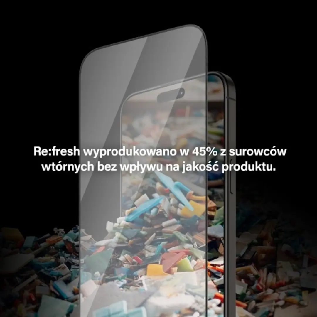 PanzerGlass Refresh Screenprotector iPhone 15 Pro Max - Full Screen - Case Friendly
