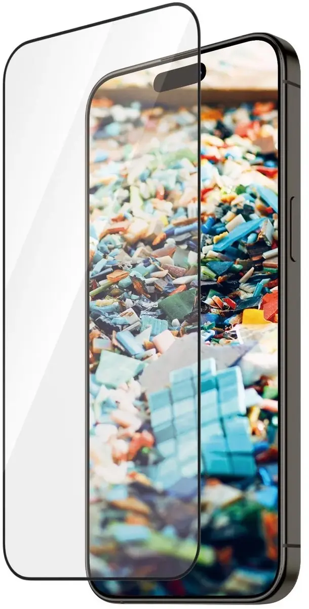PanzerGlass Refresh Screenprotector iPhone 15 Pro Max - Full Screen - Case Friendly