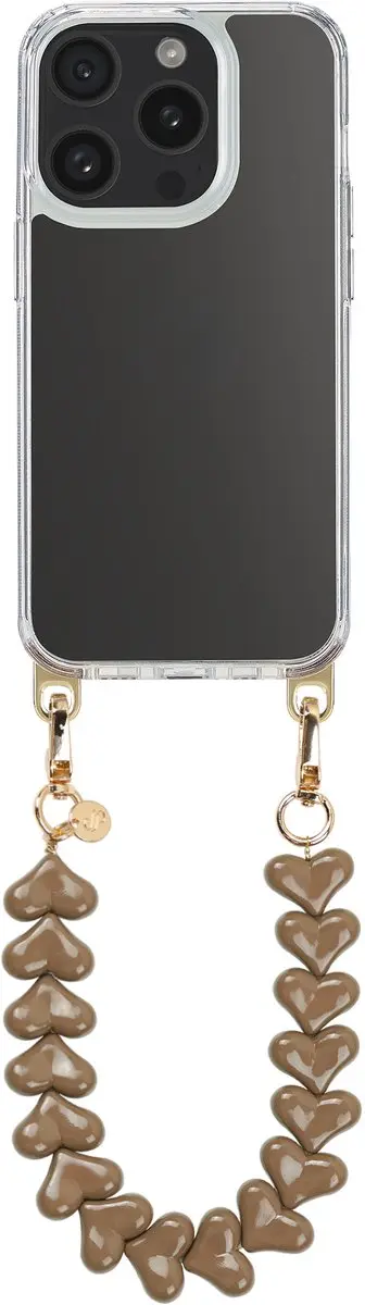Selencia Hoesje iPhone 15 Pro Mocha Brown
