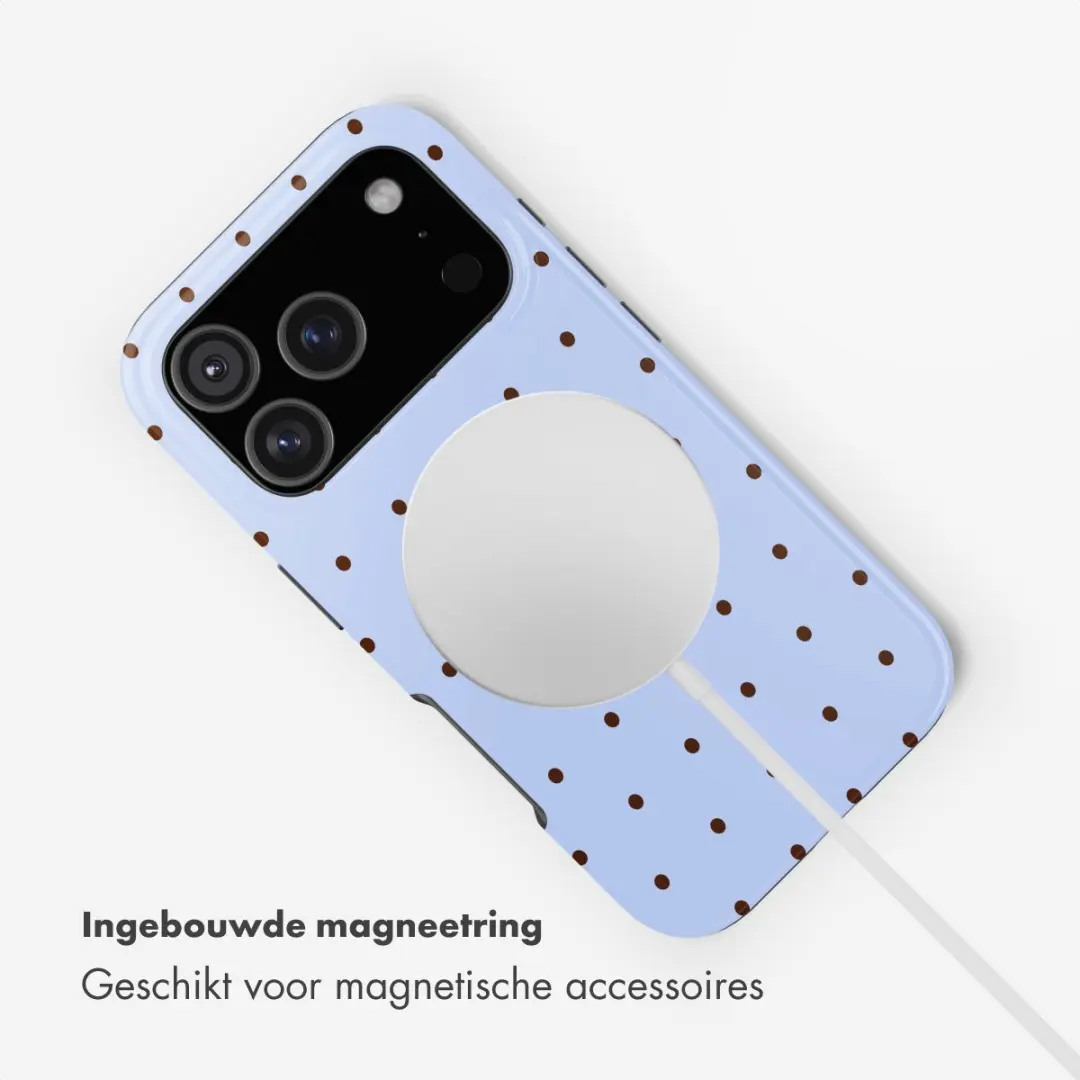 Selencia Hoesje iPhone 17 Pro Max - Lichtblauw - MagSafe