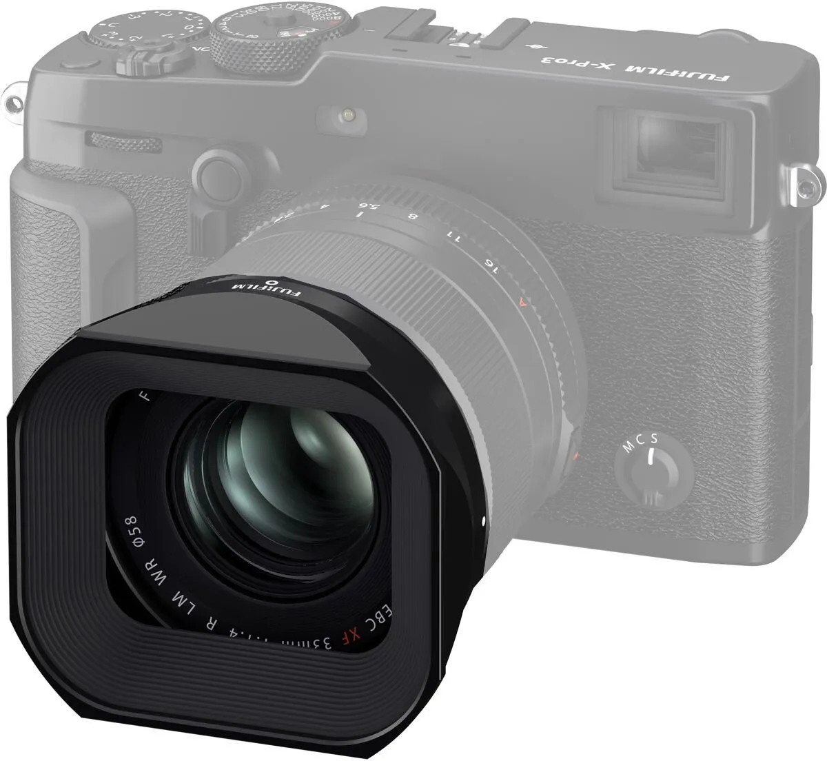 Fujifilm LH-XF23 II Metalen Zonnekap