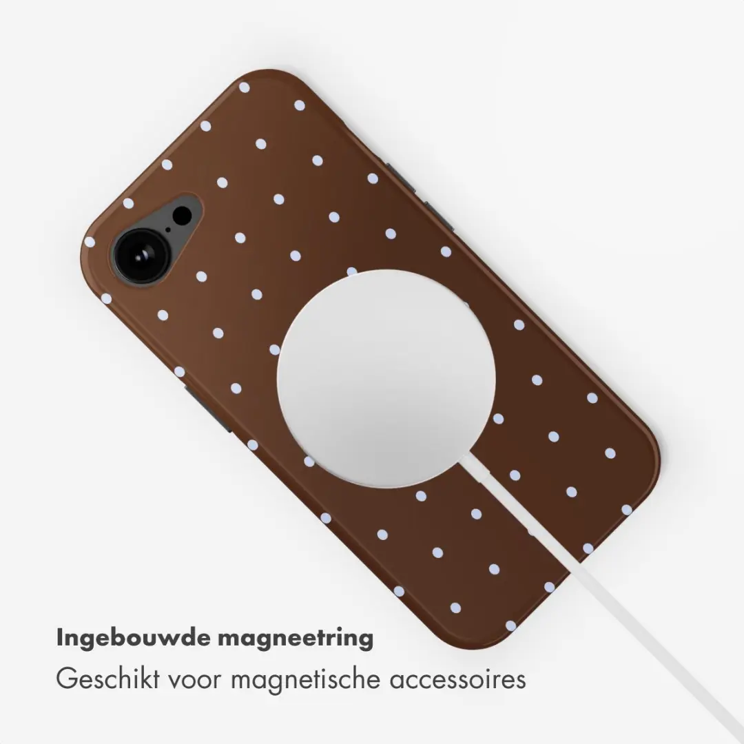 Selencia Hoesje iPhone 16/17 - MagSafe - Bruin