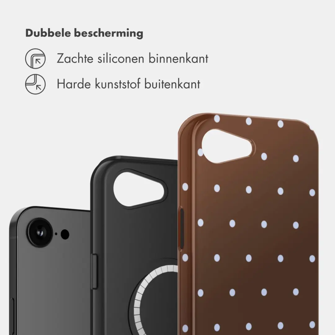 Selencia Hoesje iPhone 16/17 - MagSafe - Bruin