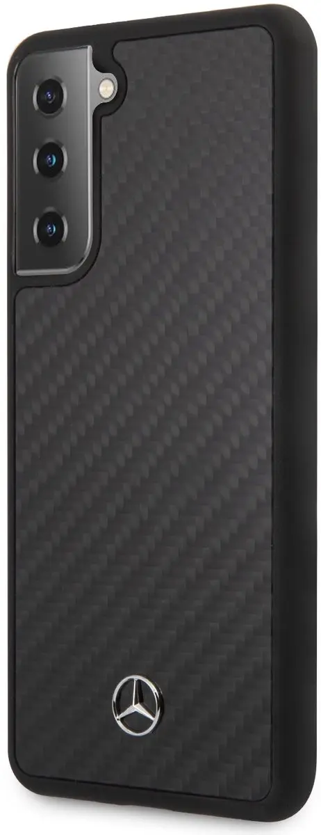 Mercedes-Benz Galaxy S21 Backcase - Effen Zwart - Carbon - afbeelding 4 van 6