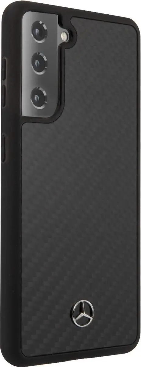 Mercedes-Benz Galaxy S21 Backcase - Effen Zwart - Carbon - afbeelding 6 van 6