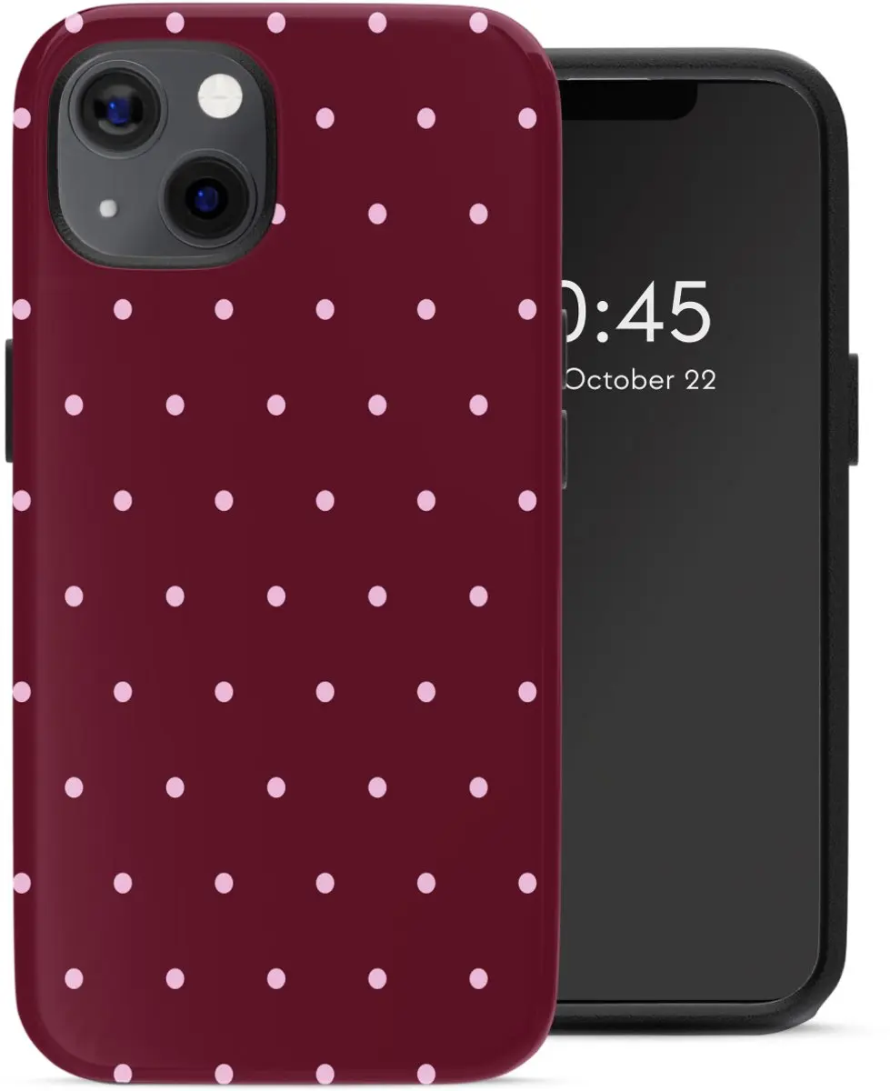Selencia Hoesje iPhone 13 Pro - Backcover Donkerrood