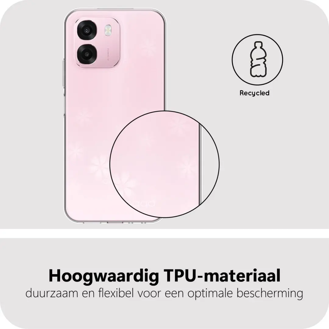Just in Case Hoesje Oppo A6/A6s MOO2883KL0L - Transparant - afbeelding 6 van 6