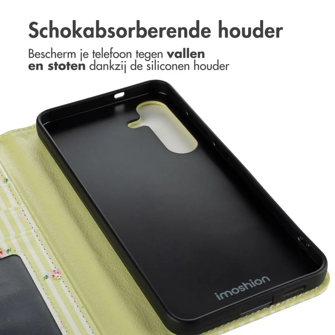 Imoshion Galaxy S25 FE Hoesje - Garden Stripes - 3 Pasjes