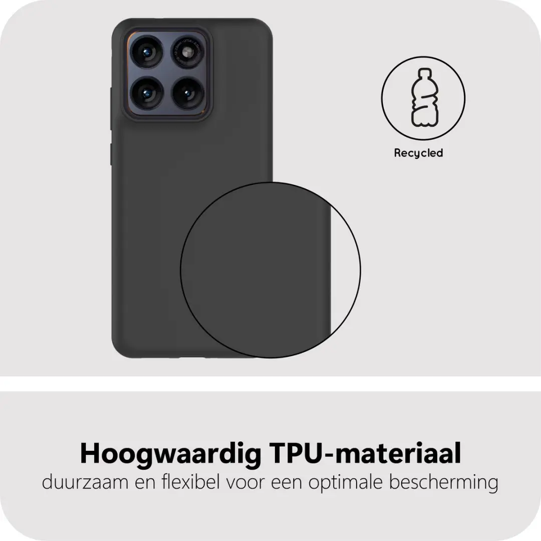 Just in Case Motorola Edge 70 Fusion Hoesje - Zwart MMT2906KL1L