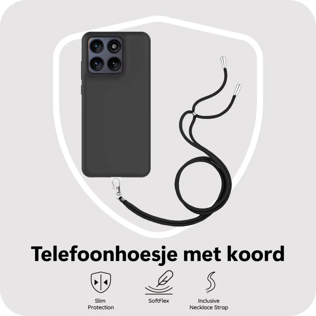 Just in Case Motorola Edge 70 Fusion Hoesje - Zwart MMT2906KL1L