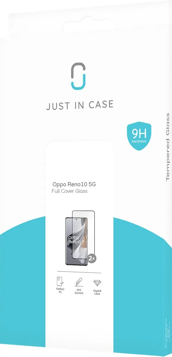 Just in Case Oppo Reno 10 Screenprotector - 2 Stuks